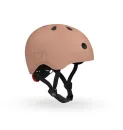Scoot & Ride LED-Helm S – Mocha mit LED-Licht